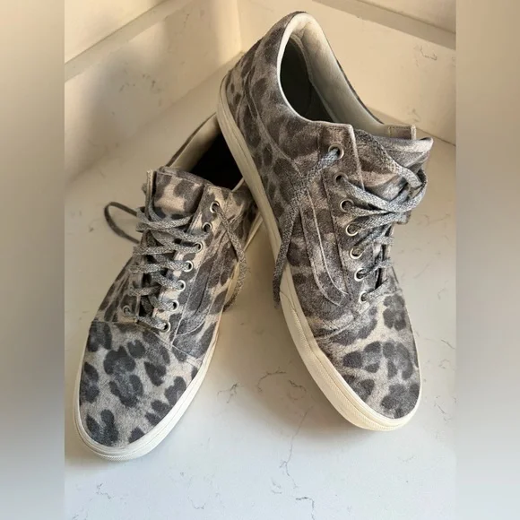 Vans Old Skool men's  Skateboarding   Leopard Canvas‎ VN0A38G19FS sz 13 - Picture 11 of 11